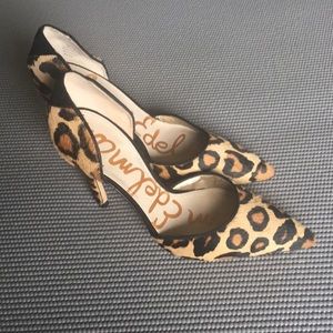 Animal print heels by Sam Edelman
